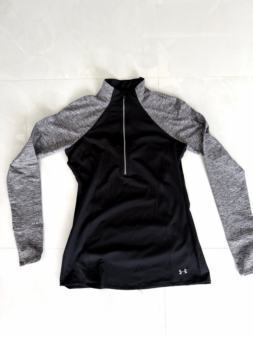 Under Armour Storm 3/4 Zip Mock Neck Long Sleeve Pullover Size M